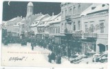 1268 - BRASOV, Market, Moon, Litho, Romania - old postcard - used - 1899, Circulata, Printata