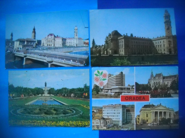 HOPCT LOT 2618 ORADEA -JUD BIHOR-4 CARTI POSTALE-CIRCULATE
