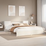 VidaXL Pat cu bibliotecă fără saltea, 180x200 cm, lemn masiv de pin