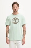 Timberland tricou din bumbac bărbați, cu imprimeu, TB0A2C2RENE1