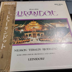 Ediție Cartonata 3XLP Vinil "Japan Press" PUCCINI ;TEBALDI - TURANDOT (NM)