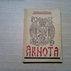 SFANTA MANASTIRE ARNOTA - D. Cristescu (preot) - Ramnicul-Valcii, 1937, 168 p.