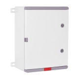 Cumpara ieftin Cutie distributie IP67 din ABS gri, usa mata, placa metalica, 300x400x170 mm PD304017