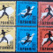 Erori / Varietati - Campionatele Atletism 1957 - serii MNH - Lp 439