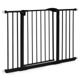 Poarta de siguranta pentru copii si animale, Dimensiuni 74-132 cm Latime Reglabia, Inatime 77 cm, Montare prin presiune fara gaurire