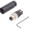 Conector M8 Tată 4 PIN Drept pe Cablu IP67 30V