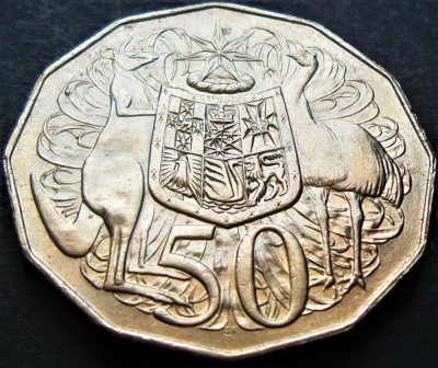 Moneda exotica 50 CENTI - AUSTRALIA, anul 1983 * cod 2419 = excelenta foto