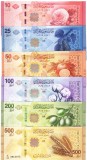 Siria Syria Set 10-25-50-100-200-500 Pounds 2025 P- 119-124 UNC