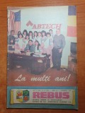 Revista rebus decembrie 1992 - revista de divertisment - numar dublu