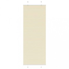 vidaXL Jaluză plisată Crem 80x200cm Lățime țesătură 79,4 cm 4015309