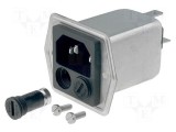 Conector alimentare AC SCHURTER soclu tată C14 8A 250V