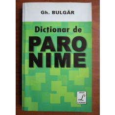 Gh. Bulgar - Dictionar de paronime