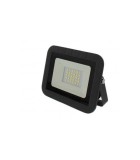 Proiector LED 20W 1600lm IP65 6500K alb rece carcasa aluminiu negru, Well