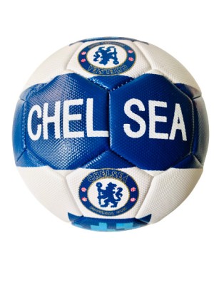 Minge fotbal Chelsea Londra, albastru alb, marime 5 foto