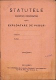 HST C1056 Statutele Societății cooperative pentru exploatare de păduri 1919