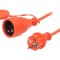 Prelungitor alimentare 10m 3x1,5mm2 Portocaliu