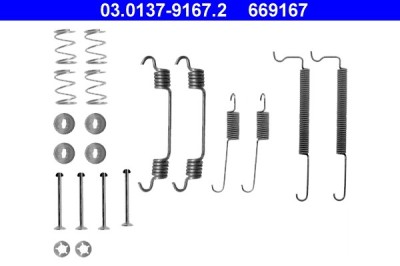 ATE 03.0137-9167.2 Set accesorii, sabot de frana foto