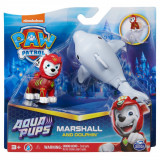 Figurina Paw Patrol, Aqua Pups, Marshall si Dolphin, 20139321