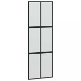 Cumpara ieftin Usa glisanta, negru, 90x205 cm, sticla securizata si aluminiu