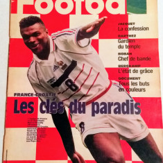 Revista fotbal - "FRANCE FOOTBALL" (07.07.1998)
