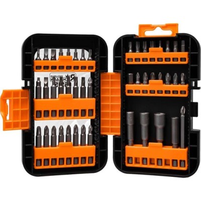Set varfuri, biti, cu adaptor magnetic, 45 buc, 25 mm, Richmann Exclusive foto