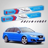 Cumpara ieftin Ștergătoare Seat Exeo ST 3R5 2009-2013 | Set Față Flat &ndash; TeamCar&reg;