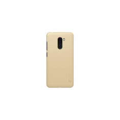 Husa Xiaomi Pocophone F1 + Suport Birou-Nillkin Frosted Shield Aurie foto