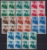 Romania 1940 - Lp 138 - Carol II cu pelerina ( uzuale ) - bloc de 4 - MNH*** 1