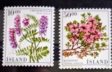Islanda 1988 flori plante, cimbru serie 2v neștampilata