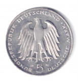 GERMANIA 5 MARCI MARK 1981 G CARL VOM STEIN XF AUNC, Europa, Argint