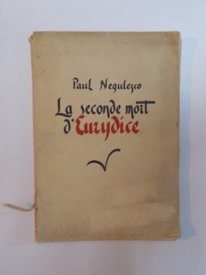 LA SECONDE MORT D&amp;#039;EURYDICE par PAUL NEGULESCU , 1937 foto