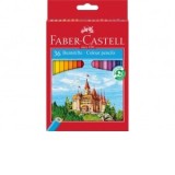 Creioane colorate hexagonale Faber-Castell 36 culori/set