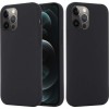 Husa Silicon TPU Slim Antisoc NEGRU Apple iPhone 12 Mini Protectie Camera, Antizgarieturi