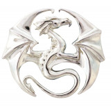 Pandantiv cu lantisor din argint dragon Draco - Anne Stokes