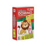 Joc Societate Domino cu animalute, 28 piese, ATU-084555