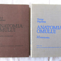 "ANATOMIA OMULUI", Vol. I+II, Victor Papilian, 1982/1979