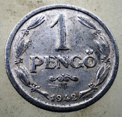 1.226 UNGARIA WWII 1 PENGO 1942 foto