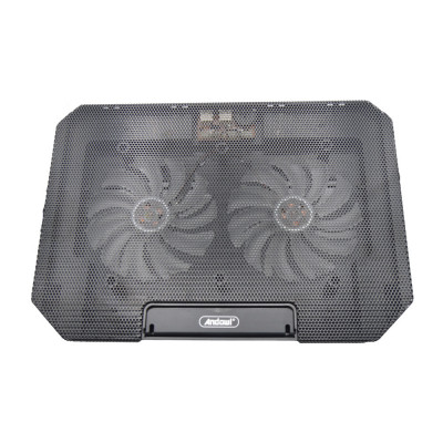 Suport cu ventilator pentru laptop QSR03, reglabil foto