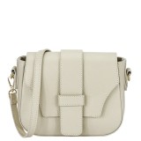 Cumpara ieftin Geanta Sofiline piele naturala bej, de mana/umar, 17x21x7 cm, detalii aurii