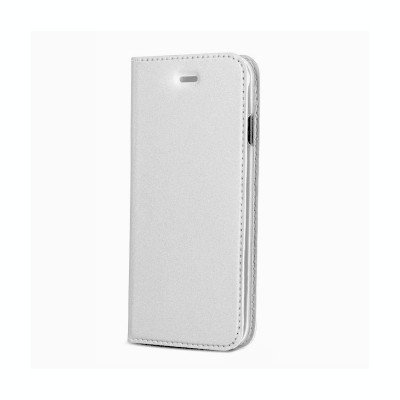 Husa SAMSUNG Galaxy S8 - Magnet Piele (Argintiu) foto