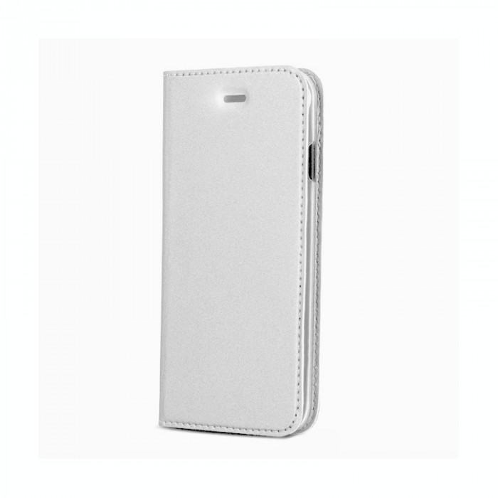 Husa SAMSUNG Galaxy S8 - Magnet Piele (Argintiu)