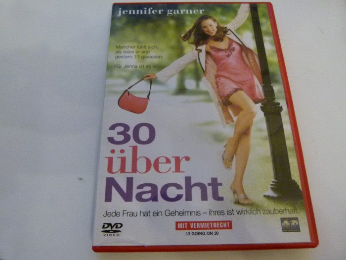 30 peste noapte ,dvd