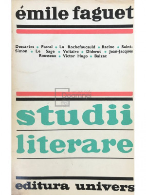 Emile Faguet - Studii literare (editia 1975) foto