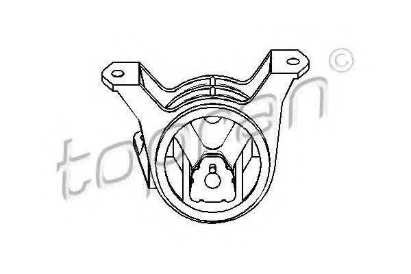 Suport motor OPEL ASTRA G Limuzina (F69) (1998 - 2009) TOPRAN 206 163