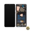 Display cu Touchscreen MP compatibil cu Samsung Galaxy S21+ 5G G996 cu Rama Versiune OLED Negru