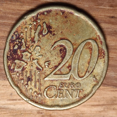 Grecia - moneda de colectie - 20 euro cent 2002 - Prima harta a Europei