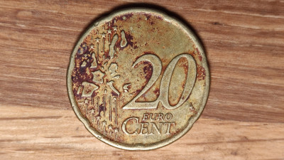 Grecia - moneda de colectie - 20 euro cent 2002 - Prima harta a Europei foto