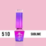 Lac gel MOLLY LAC UV/LED gel polish Miss Iconic - Sublime 510, 5ml