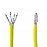 Cumpara ieftin Aproape nou: Cablu la metru S/FTP CAT7 PNI SF07 10Gbps, 1000MHz, pentru internet si