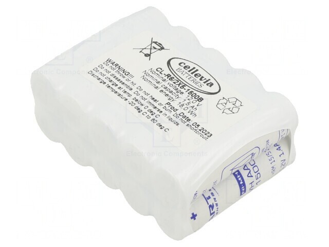 Baterie Ni-MH AA 12V 1500mAh cu urechi pentru lipire